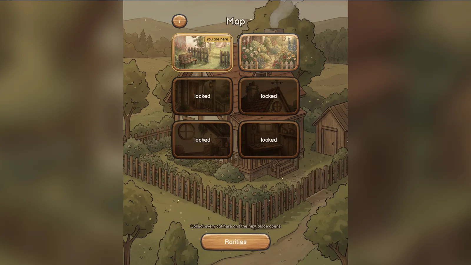 The manor map: places open one after another
