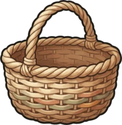 Плетёная корзина
